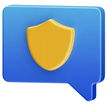 Security Message  3D Icon