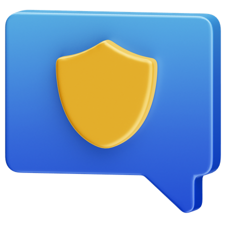 Security Message 3D Icon