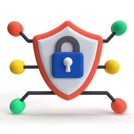 Security Network  3D Icon