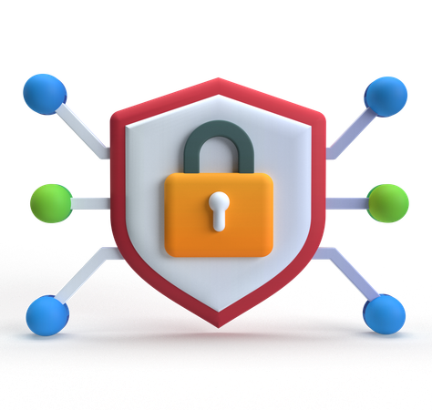 Security Network  3D Icon