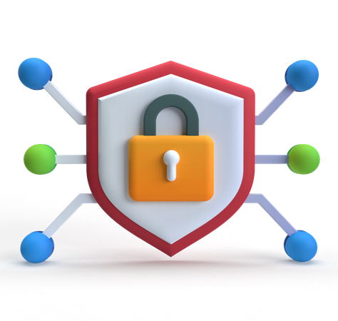 Security Network  3D Icon