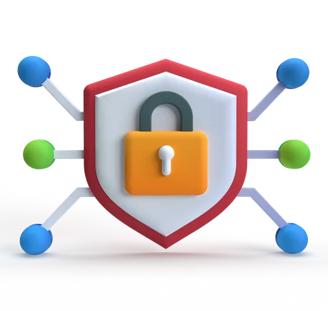 Security Network  3D Icon