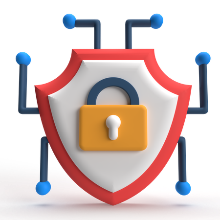 Security Network  3D Icon