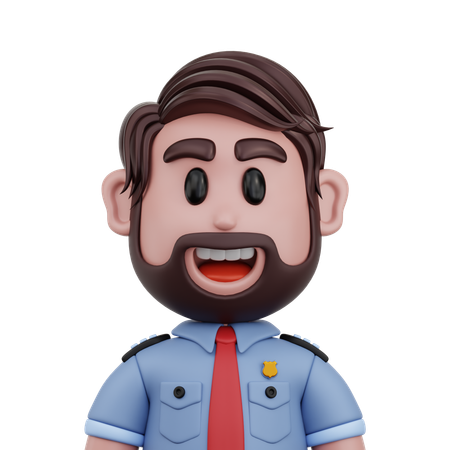 Security Officer  3D Icon