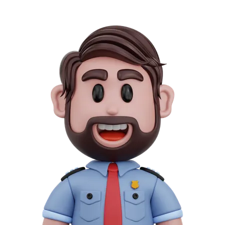 Security Officer  3D Icon