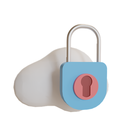 Security Password 3D Illustration