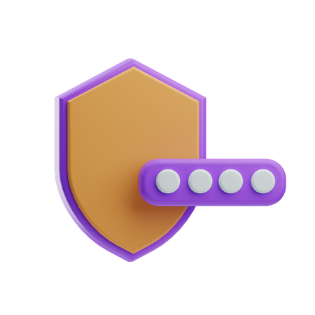 Security Password 3D Icon