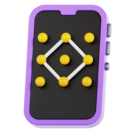 Security pattern  3D Icon