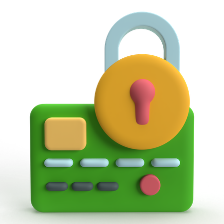 Security Payment  3D Icon