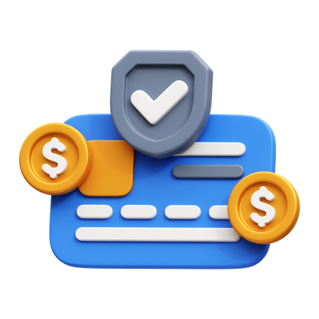 Security Payment  3D Icon