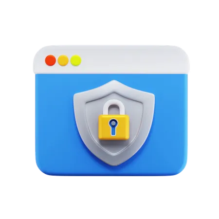Security Protections  3D Icon