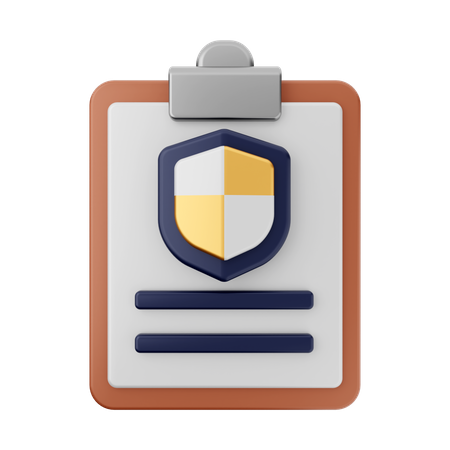 Security Report 3D Icon