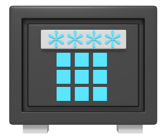 Security Safe  3D Icon