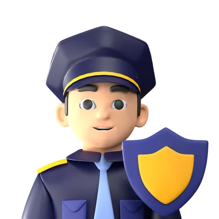 SEcurity Service  3D Icon