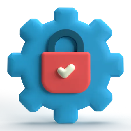 Security Setting  3D Icon