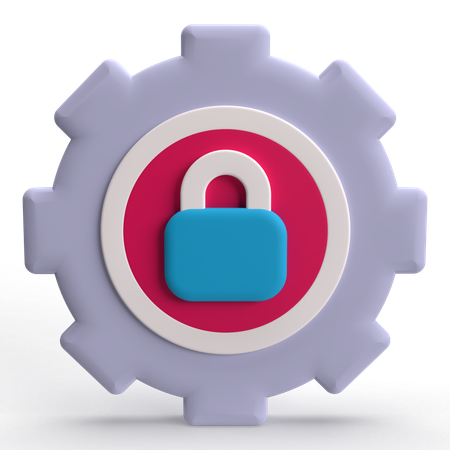 Security Setting  3D Icon