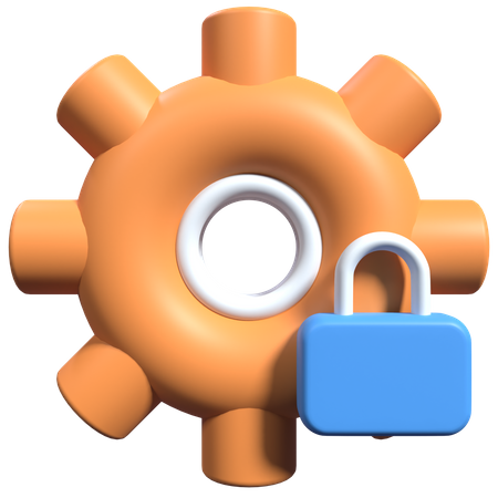 Security Setting  3D Icon