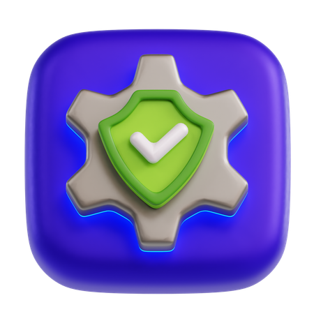 Security Setting  3D Icon