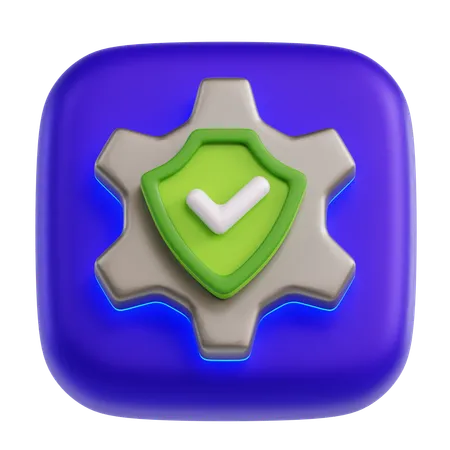 Security Setting  3D Icon