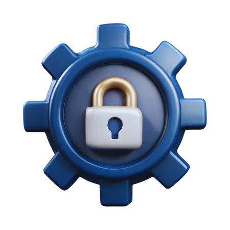 Security Settings  3D Icon