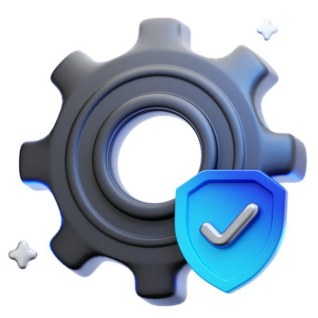 Security Settings  3D Icon