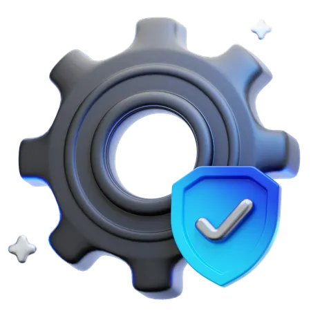 Security Settings  3D Icon