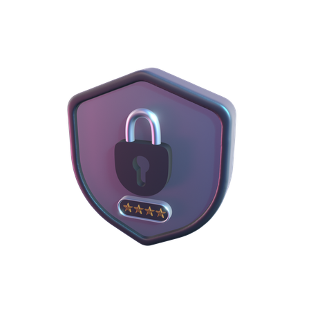 Security Shield  3D Icon