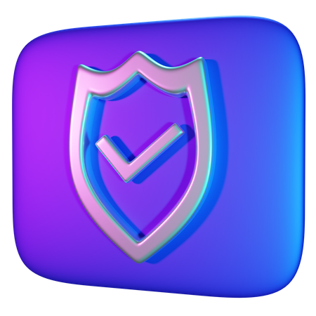 Security Shield  3D Icon