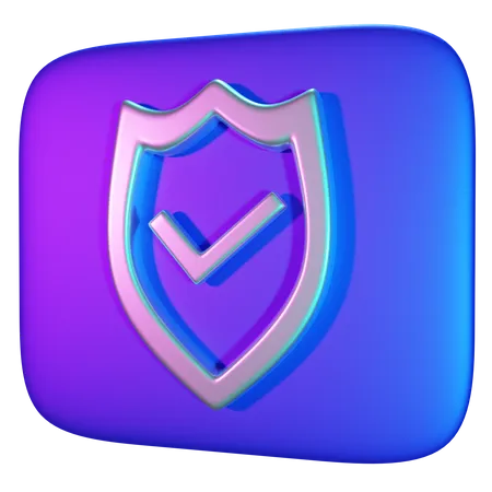 Security Shield  3D Icon