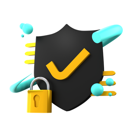 Security Shield  3D Icon