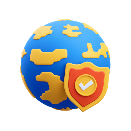 Security Shield  3D Icon