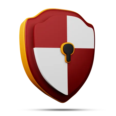 Security Shield 3D Icon