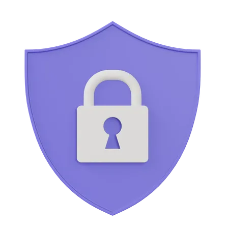 Security Shield 3D Icon