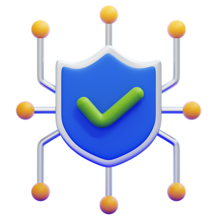 セキュリティシステム  3D Icon