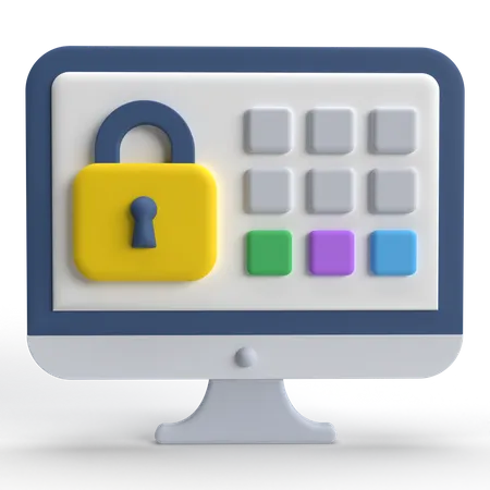 Security System  3D Icon