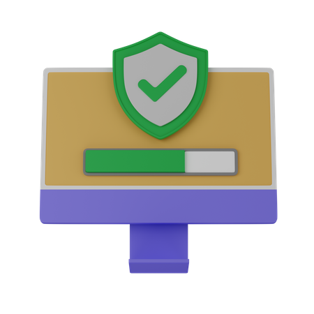 Security system 3D Icon