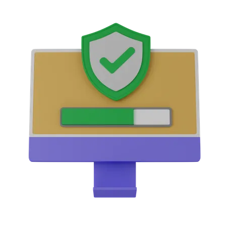 Security system 3D Icon