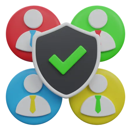 Security Team 3D Icon