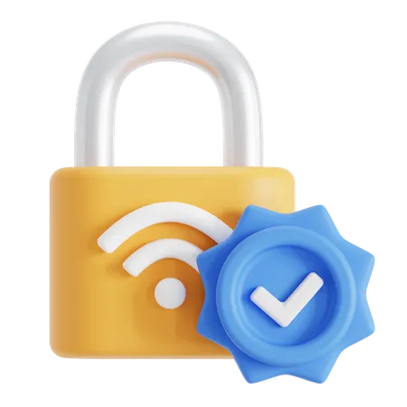 Security verification  3D Icon