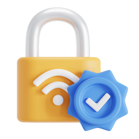 Security verification  3D Icon