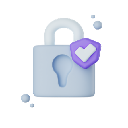 Security Verified  3D Icon
