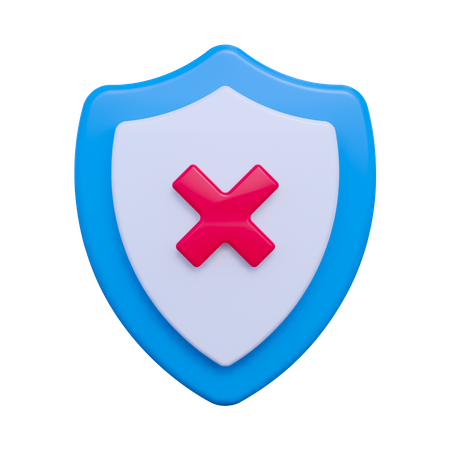 Security Warning 3D Icon