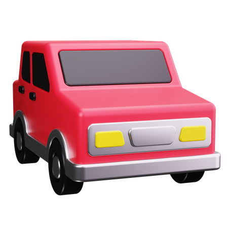 Sedan Car  3D Icon