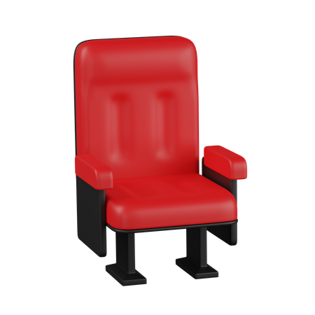 Sedia da cinema  3D Icon