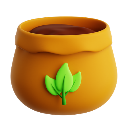 Seed Bag  3D Icon