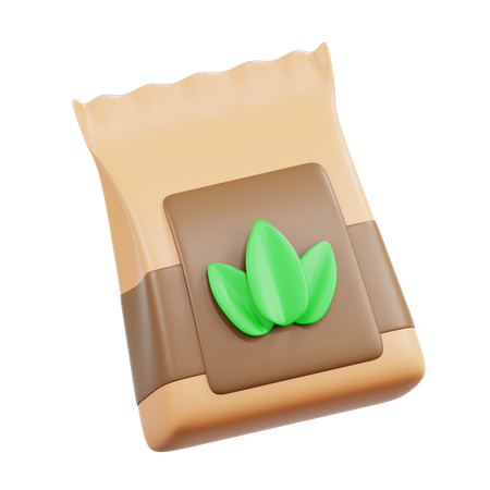 Seed Bag  3D Icon