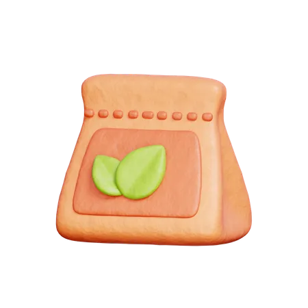 Seed Bag  3D Icon