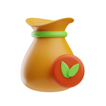 Seed Bag  3D Icon