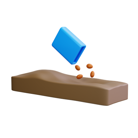 種子  3D Icon