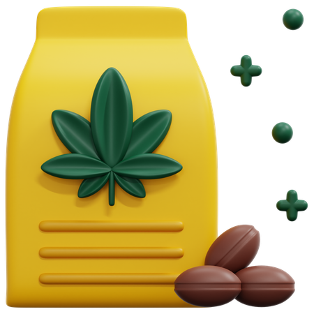 種子  3D Icon